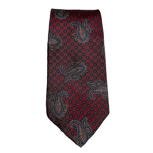 𝅺LIBERTY of London Print Silk Tie - Picture 2 of 5